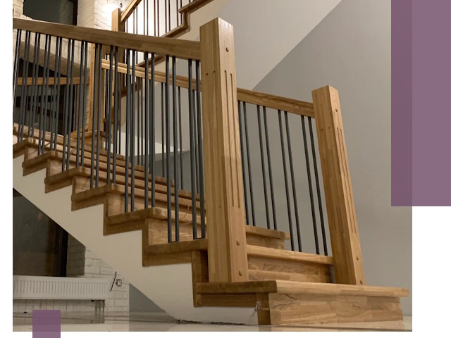 Реставрация деревянных и металлических лестниц в Копейске