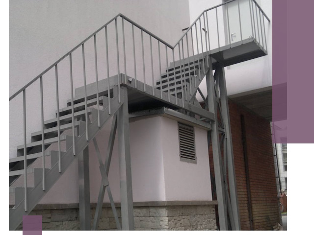 Монтаж пожарных лестниц под ключ в Копейске с гарантией качества