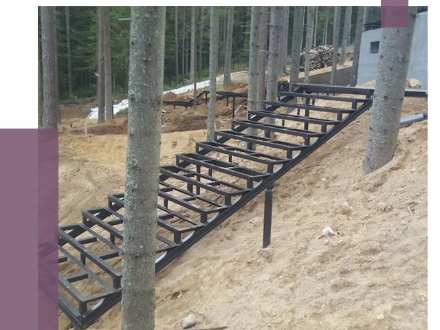 Монтаж металлических лестниц в Копейске от 13598 руб. 