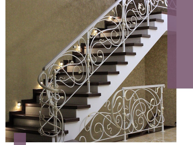 Кованые лестницы под ключ в Копейске — изготовление и монтаж