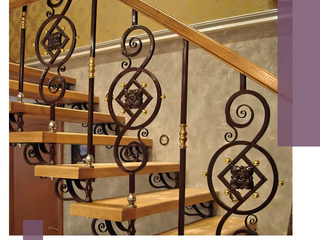 Изготовление кованых лестниц под ключ в Копейске