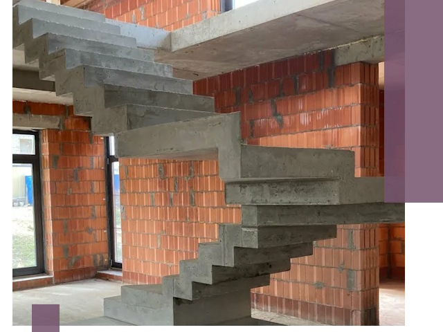 Изготовление бетонных лестниц под ключ в Копейске