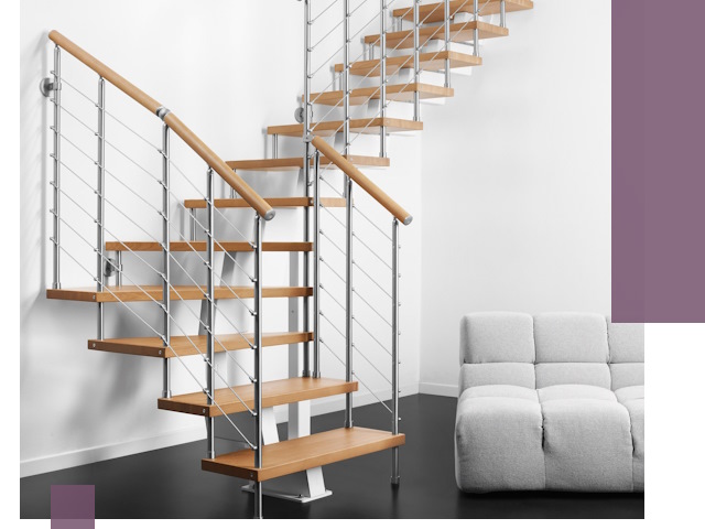 Модульные лестницы под ключ в Копейске — монтаж и изготовление