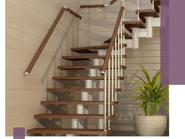 Изготовление модульных лестниц под ключ в Копейске