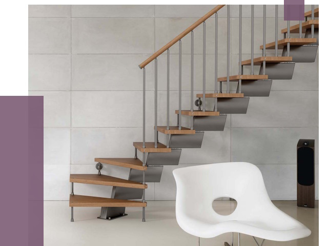 Монтаж модульных лестниц в Копейске от 6363 руб. 