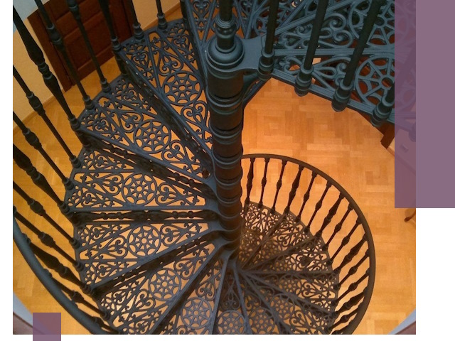 Винтовые лестницы под ключ в Копейске: производство и монтаж