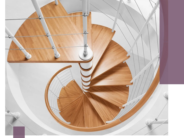 Изготовление винтовых лестниц под ключ в Копейске