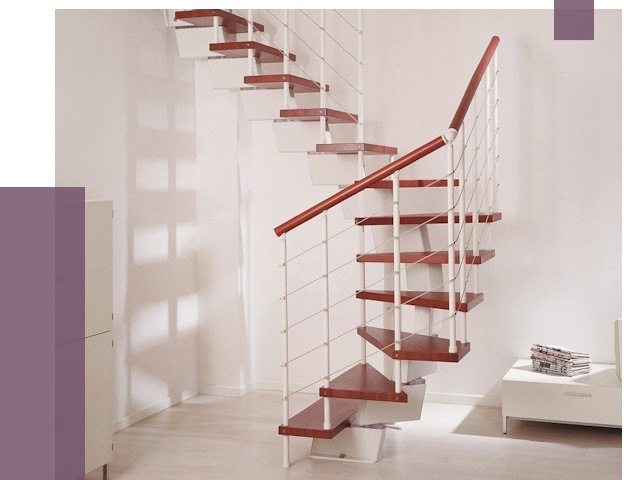 Изготовление лестниц на больцах в Копейске от 9750 руб. | ПРОЛЁТ-Кпс