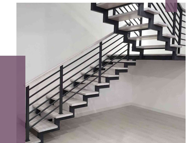 Лестницы на металлокаркасе под ключ в Копейске от 12829 руб. | ПРОЛЁТ-Кпс