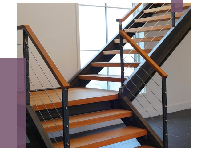 Изготовление лестниц на металлокаркасе в Копейске от 18987 руб. | ПРОЛЁТ-Кпс