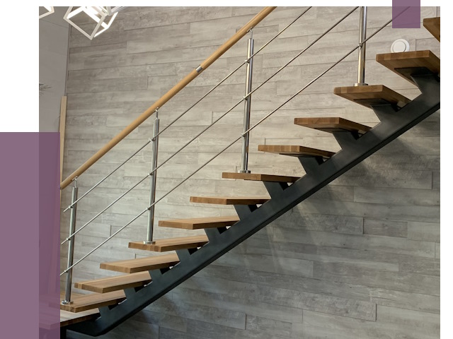 Изготовление лестниц на монокосоуре в Копейске от 76459 руб. 