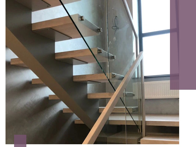 Изготовление лестниц на монокосоуре в Копейске с монтажом и гарантией