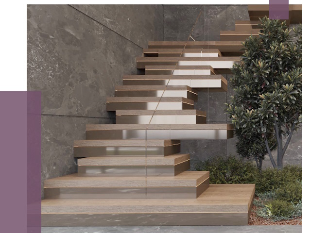 Современные лестницы в Копейске от 13855 руб. | ПРОЛЁТ-Кпс