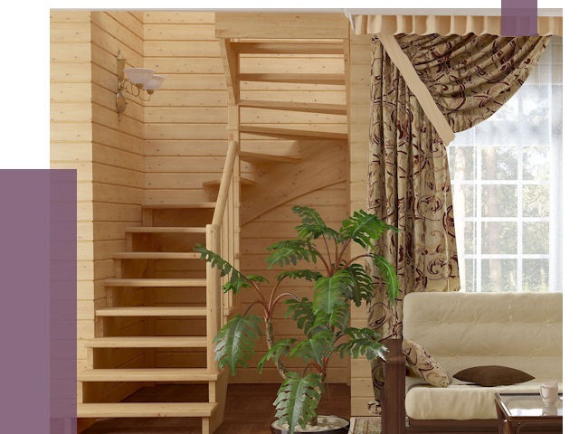 Лестницы для дачи в Копейске от 76203 руб.  | ПРОЛЁТ-Кпс