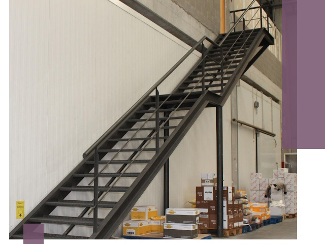 Лестницы для производства в Копейске — изготовление и монтаж