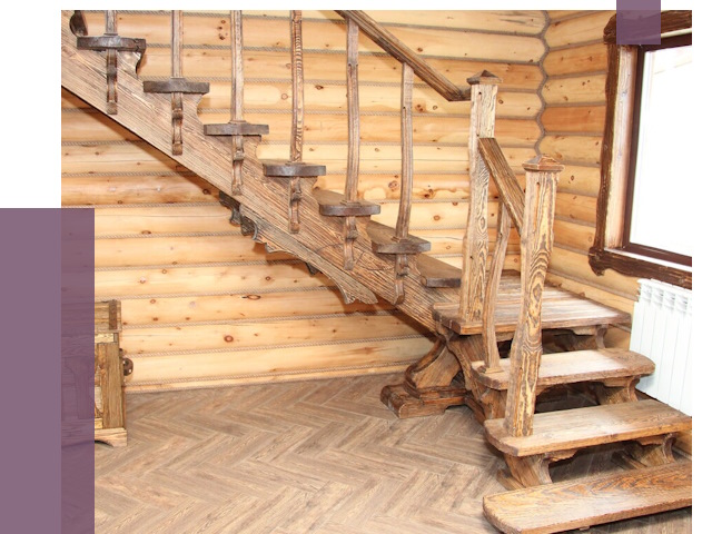 Лестницы в баню в Копейске от 19192 руб. — изготовление | ПРОЛЁТ-Кпс