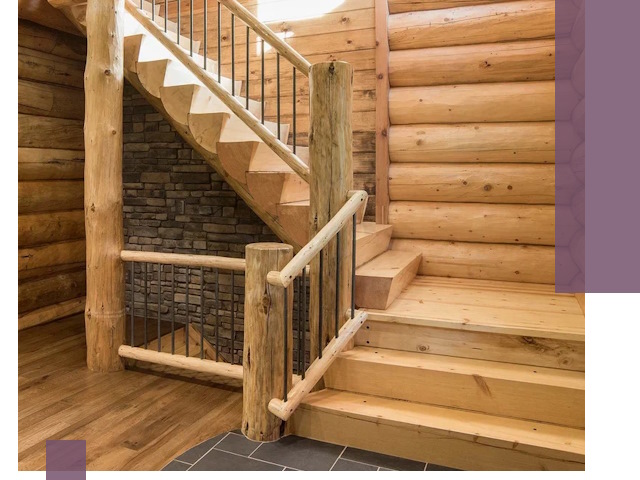 Лестницы в баню под заказ и профессиональный монтаж в Копейске