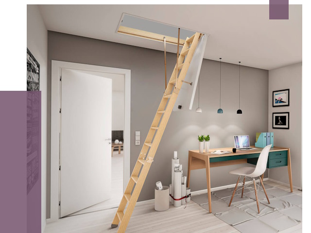 Чердачные лестницы в Копейске — от 14625 руб. | ПРОЛЁТ-Кпс