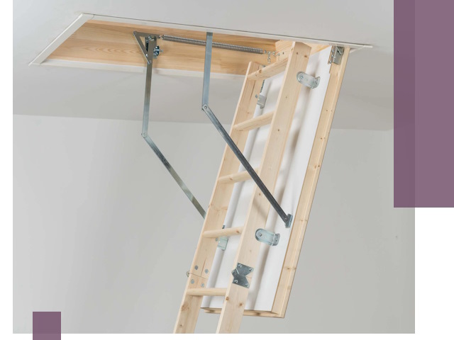 Установка чердачной лестницы под ключ в Копейске