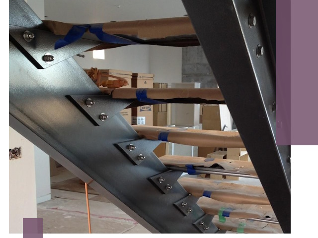 Усиление лестничных конструкций и усиление опор в Копейске