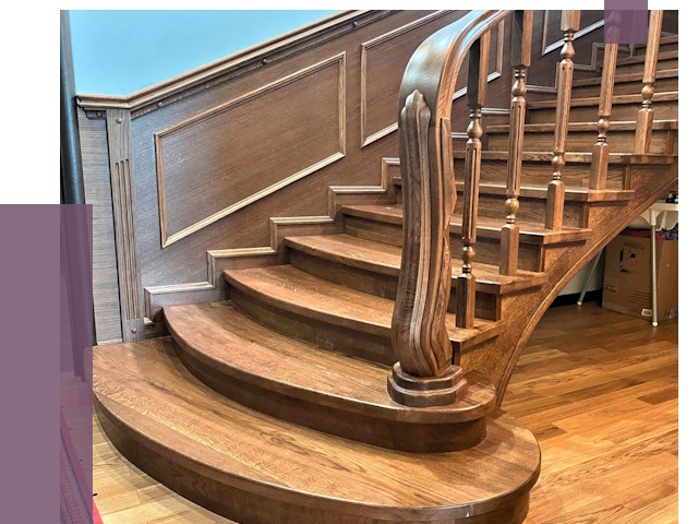 Дубовые лестницы под ключ в Копейске от 177037 руб. — ПРОЛЁТ-Кпс