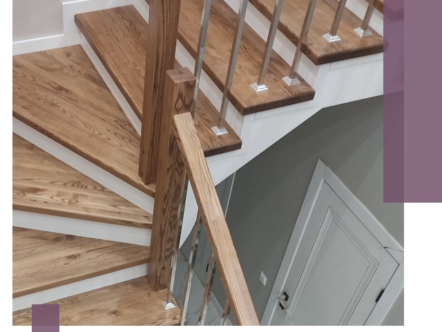 Обшивка металлических лестниц под ключ в Копейске