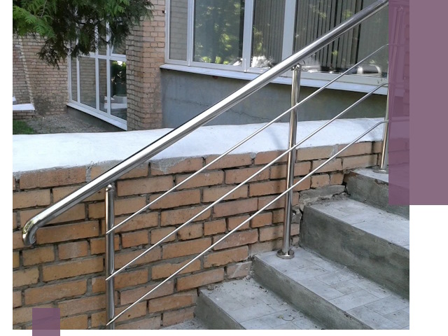 Перила из нержавеющей стали высокого качества в Копейске