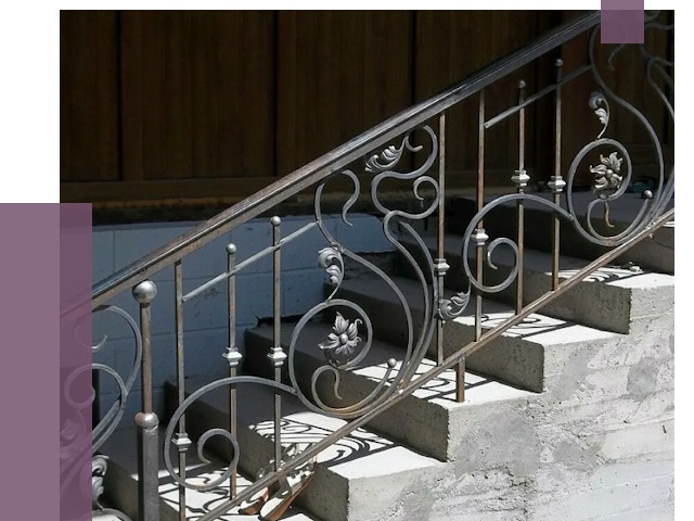 Кованые перила в Копейске от 8724 руб. под ключ — качество от ПРОЛЁТ-Кпс