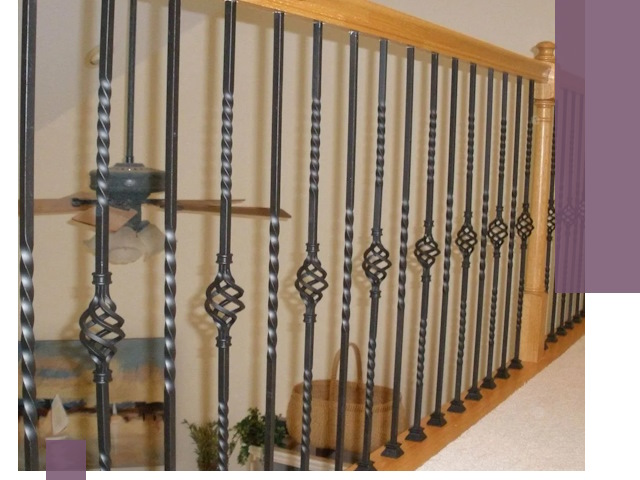 Изготовление и монтаж кованных перил в Копейске под ключ