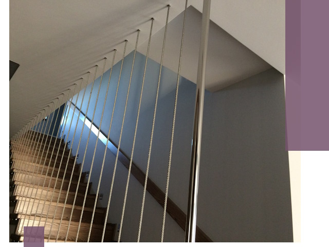 Тросовые перила под ключ в Копейске — производство и монтаж