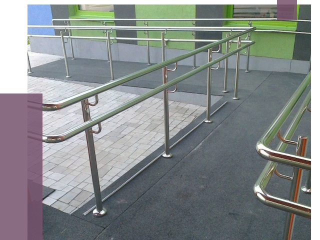 Ограждения пандусов в Копейске от 4362 руб. монтаж | ПРОЛЁТ-Кпс