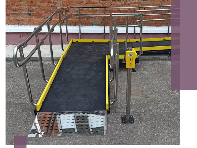 Изготовление наклонных пандусов для инвалидов в Копейске