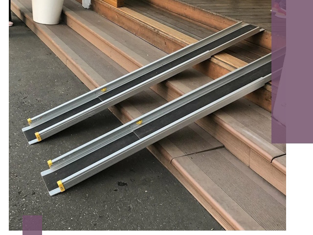 Телескопические пандусы под ключ в Копейске — изготовление и монтаж