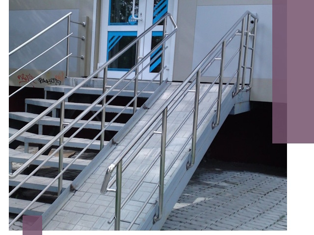 Пандус на крыльцо под ключ в Копейске: монтаж и изготовление