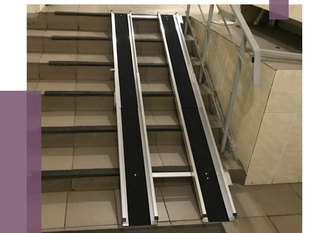 Установка пандуса в подъезд в Копейске от 8005 руб. под ключ | ПРОЛЁТ-Кпс