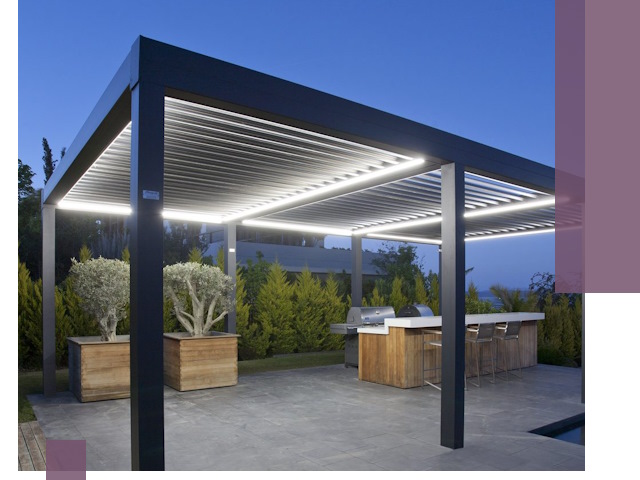 Навесы отдельно стоящие под ключ в Копейске из металла и поликарбоната