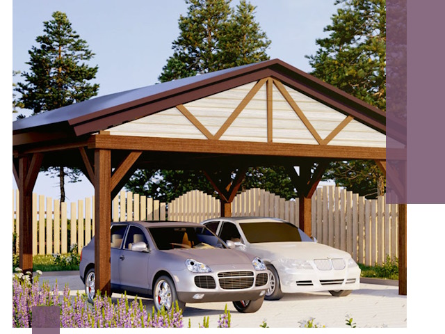 Навесы для автомобиля в Копейске — изготовление и монтаж