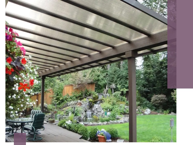 Навесы из поликарбоната под ключ в Копейске быстро и надёжно