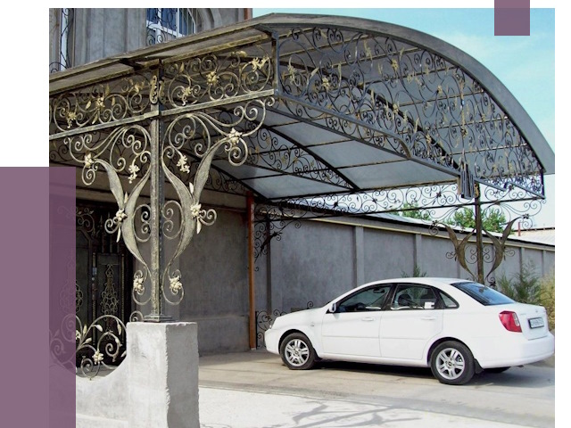 Кованые навесы в Копейске от 14625 руб. | ПРОЛЁТ-Кпс