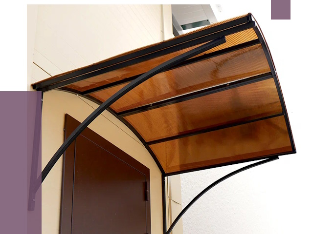 Недорогие козырьки в Копейске от 7615 руб.  | ПРОЛЁТ-Кпс