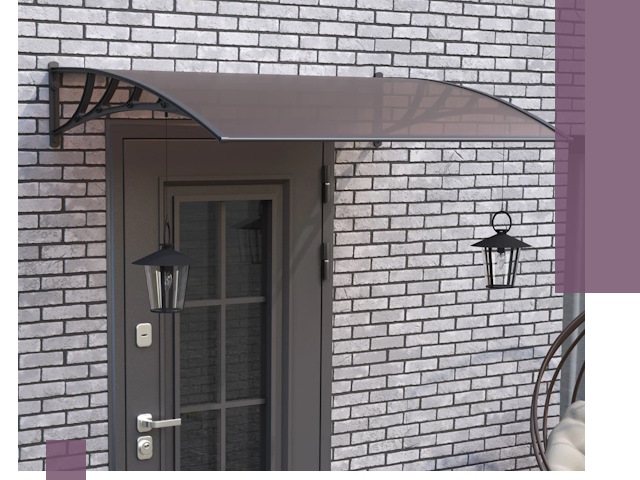 Недорогие козырьки и навесы под ключ в Копейске