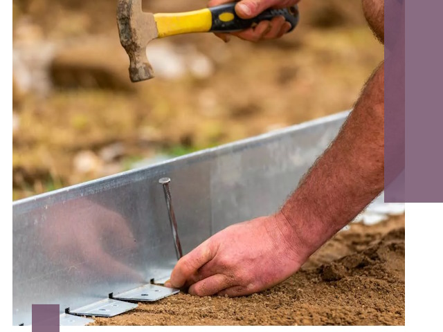 Монтаж металлических бордюров в Копейске быстро и качественно