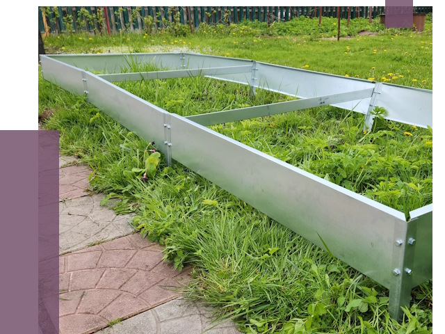 Металлические бордюры для грядок в Копейске от 1796 руб. 