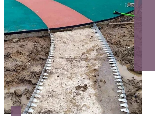 Металлические бордюры для дорожек в Копейске — монтаж и изготовление