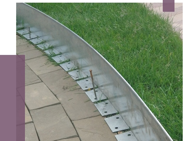 Металлические бордюры для тротуаров в Копейске от 8724 руб.