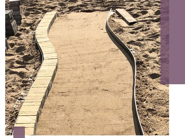 Металлические бордюры для тротуаров в Копейске — прочные и долговечные