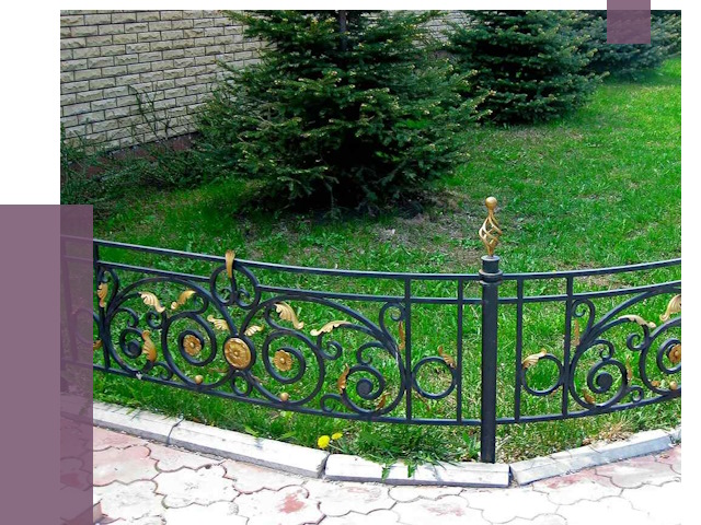 Кованые газонные ограждения в Копейске от 7646 руб. — ПРОЛЁТ-Кпс