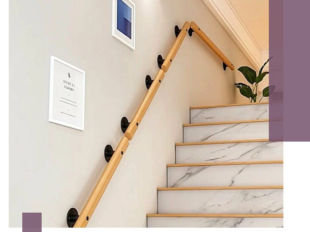 Поручни металлические и деревянные под ключ в Копейске