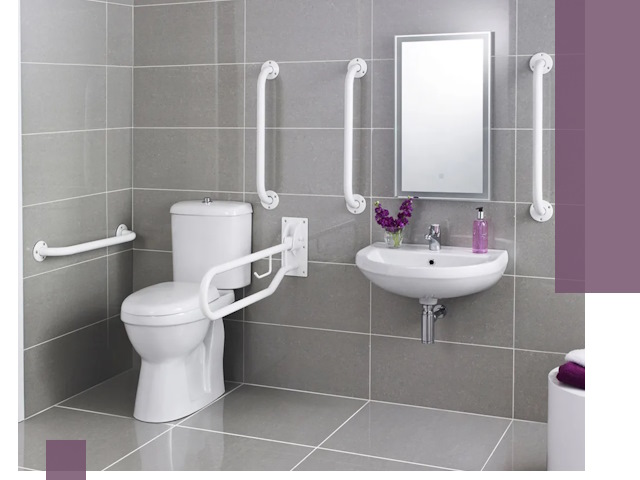 Поручни для санузлов в Копейске: установка, ремонт и монтаж