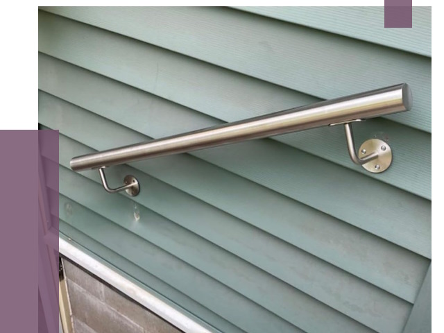 Поручни из нержавеющей стали в Копейске от 7697 руб.  | ПРОЛЁТ-Кпс